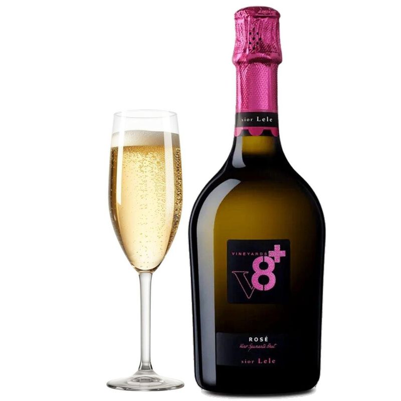 Vino Espumoso Rosado V8+ Spumante Sior Lele Bru... image number null