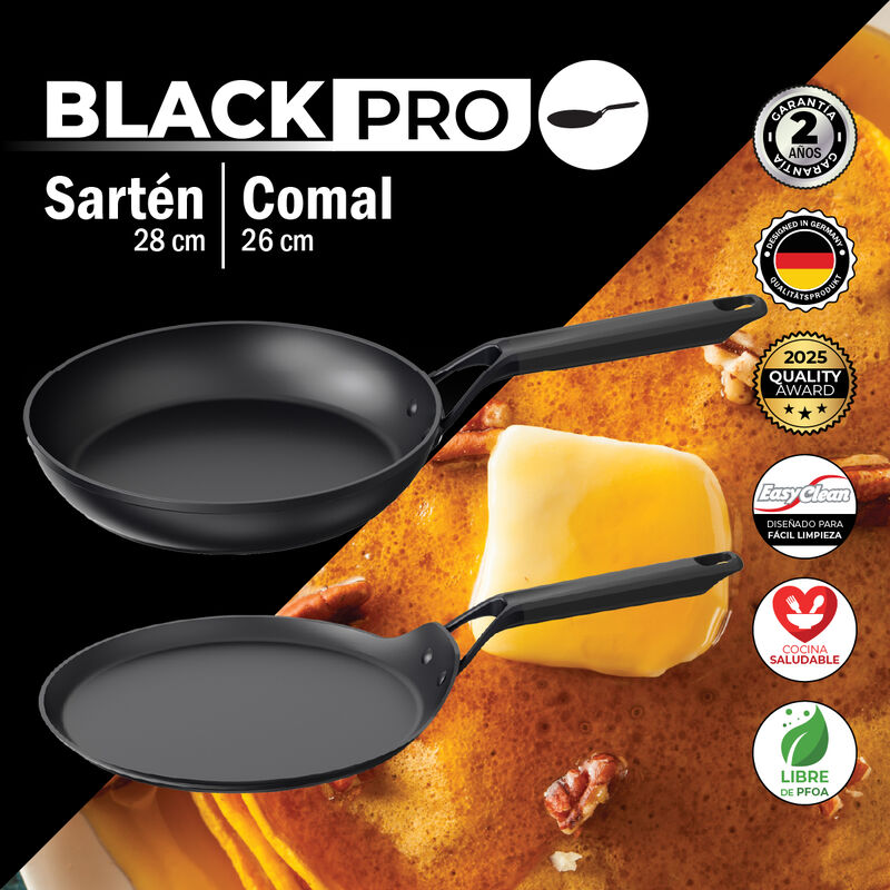 Set Sart&eacute;n 28 cm Y Comal 26 cm Aluminio Forjado... image number null