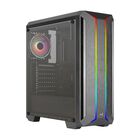 AeroCool Gabinete Gamer de media torre panel acr&iacute;lico Skyline ARGB