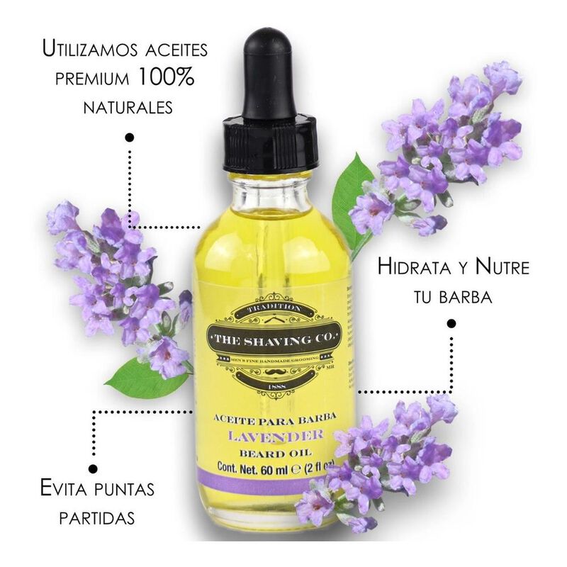 Aceite De Barba Lavanda Hidrata Humecta image number null