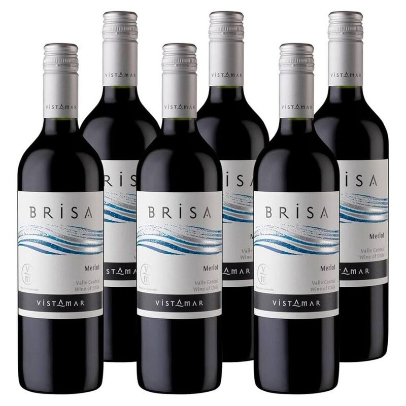Vino Tinto Vi&ntilde;a Vistamar Brisa Merlot 750ml image number null