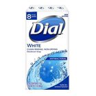 Jabón Antibacterial Dial Blanco. 8 Barras De 113g.