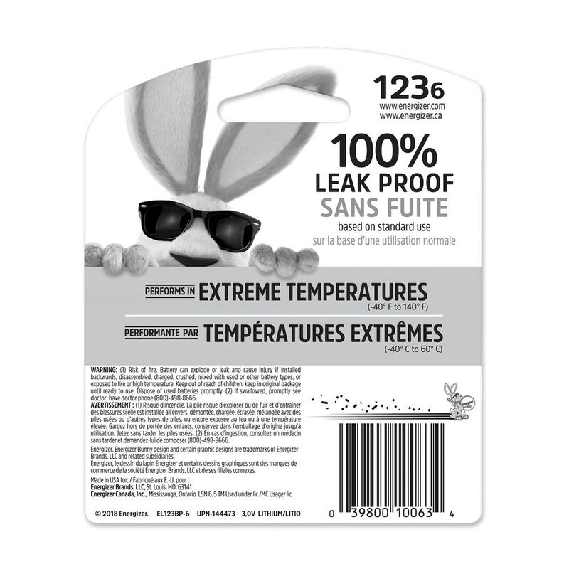 Pila Energizer Cr123 3 Volts Cr123a Cr-123 Cr12... image number null