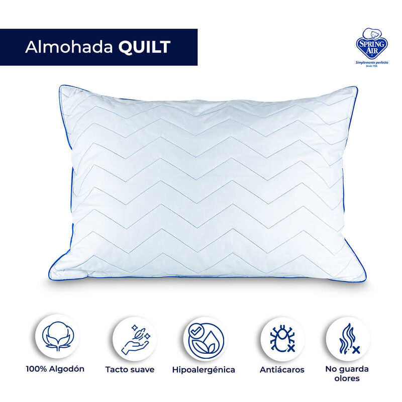 Almohada Spring Air Quilt Touch Firme Estandar ... image number null