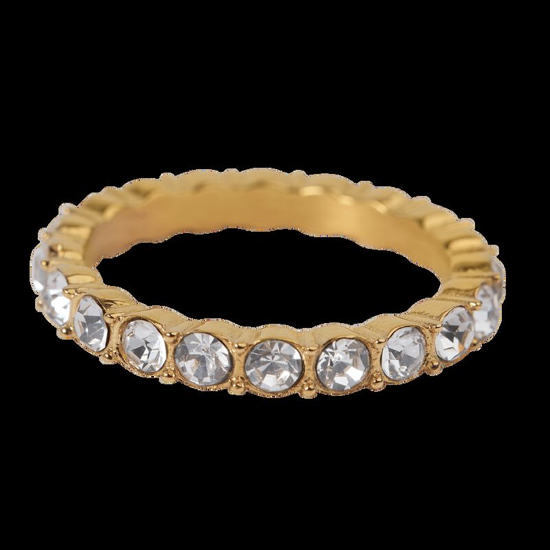 Anillo De Compromiso Luckyly Iria Ba&ntilde;o Oro 18k ... image number null