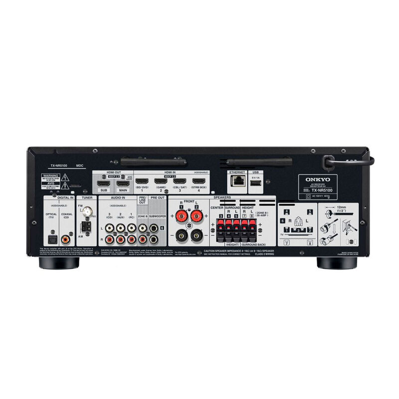Receptor ONKYO TX-NR5100B Negro/7.2 canales/Con... image number null