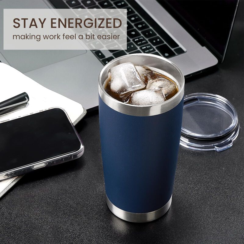 Vaso T&eacute;rmico Meway 591 ml Color Azul Marino Con... image number null