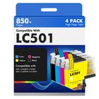 Cartuchos De Tinta Toner Bank Lc501 Paquete De 4 (cmyk)