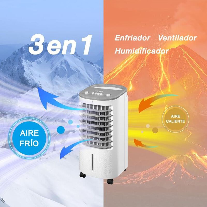 ENFRIADOR DE AIRE VENTILADOR PORTATIL MYTEK 381... image number null