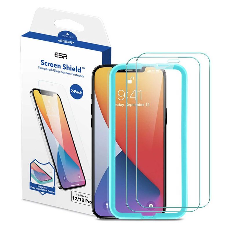 Mica Vidrio Esr Para iPhone 12 Y 12 Pro (2 Piez... image number null