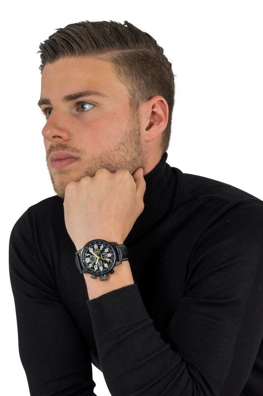 Reloj Invicta I-force Con Correa De Piel De Cua... image number null