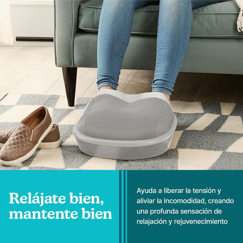 Masajeador de Pies Homedics Shiatsu con Compres... image number null