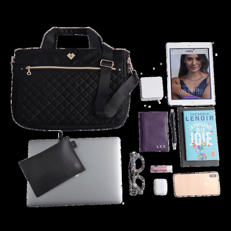 Bolsa Para Laptop Mujer Resistente Malet&iacute;n Cros... image number null