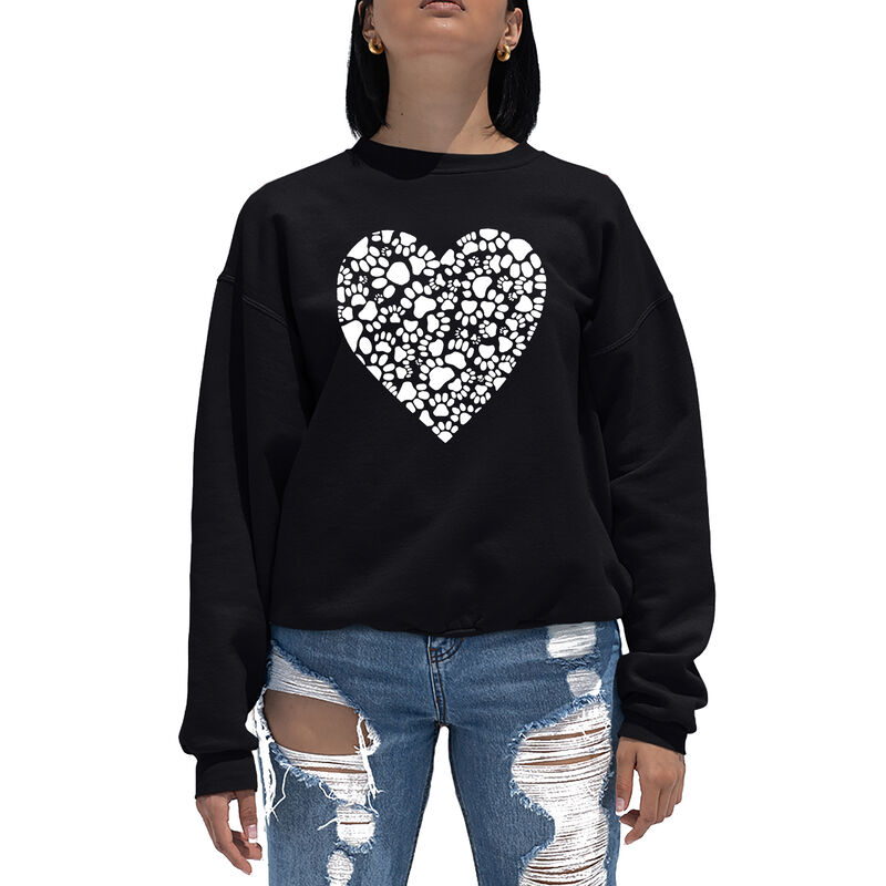 Sudadera De Cuello Redondo Word Art Para Mujer ... image number null