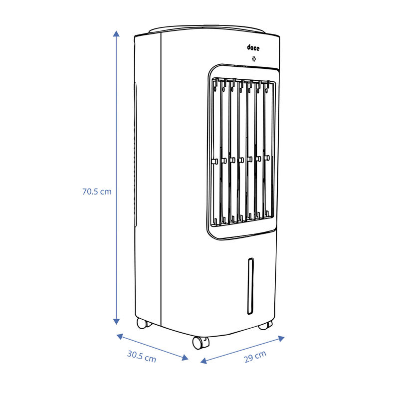 Enfriador de aire portatil Dace de 10L con Wifi... image number null