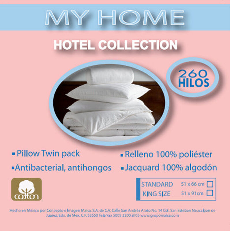 Twin Pack De Almohada Satin Stripe image number null