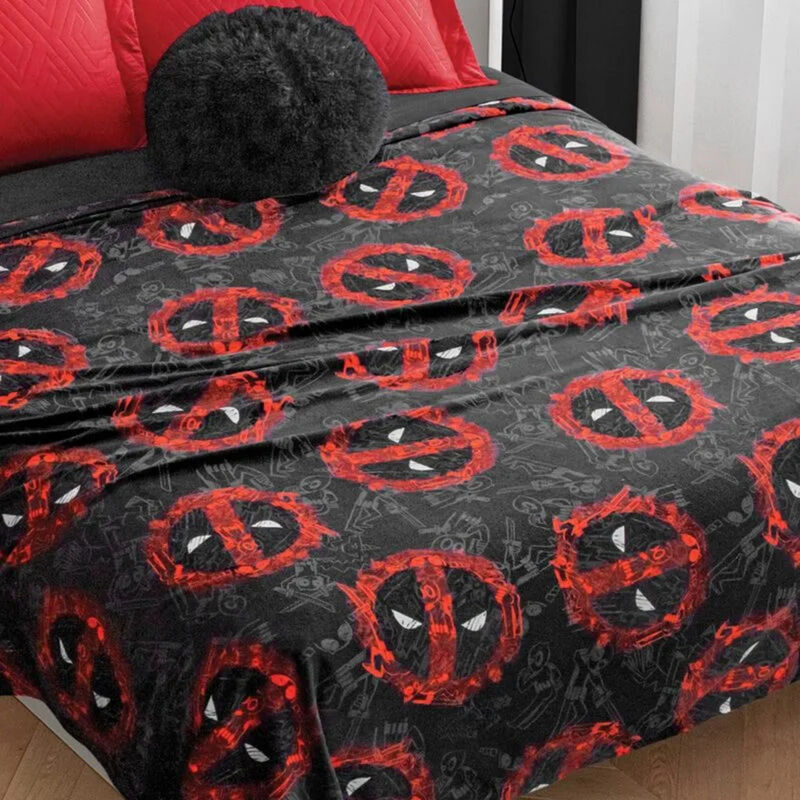 Cobertor Ultrasuave Deadpool Matrimonial Calien... image number null