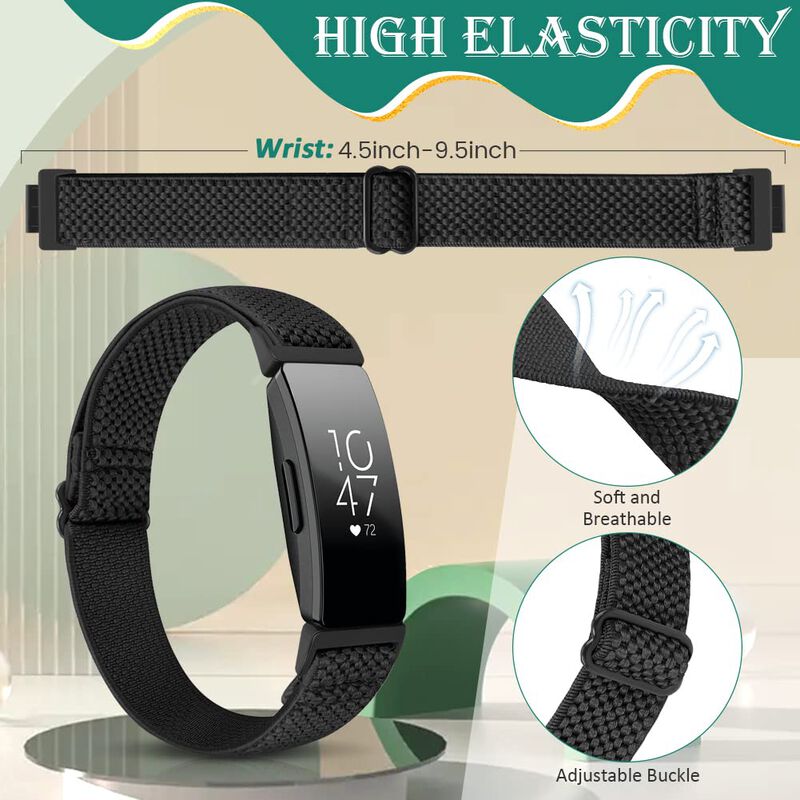 Correa Huamanlou Ajustable de Nylon para Fitbit... image number null
