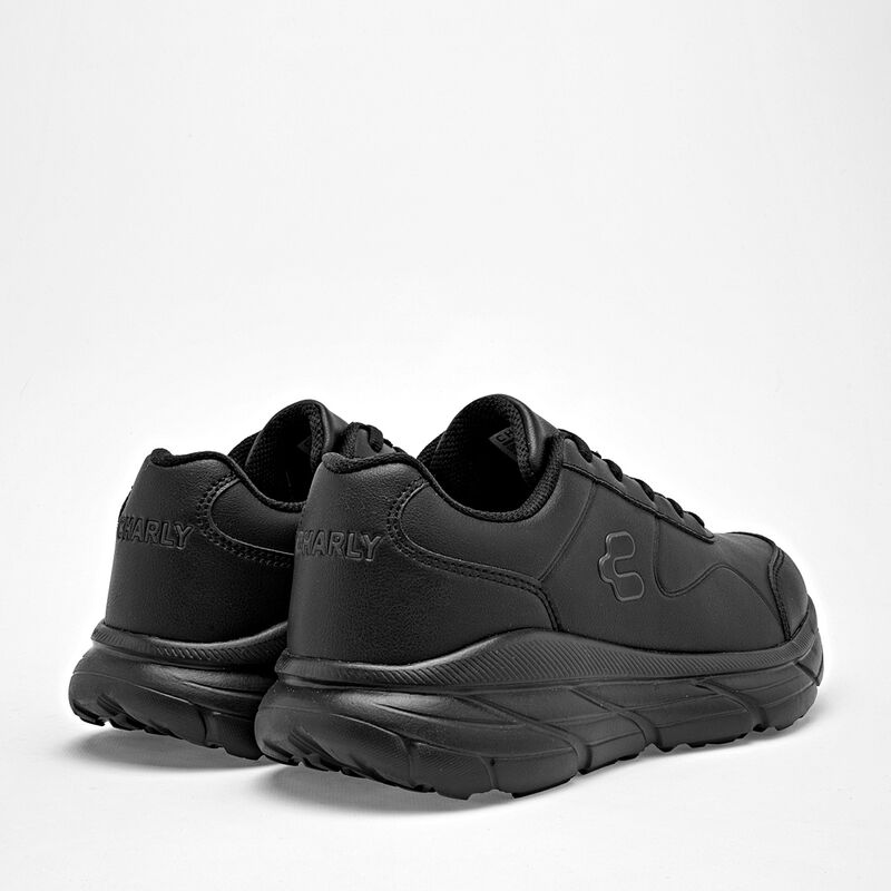 Charly Tenis urbano para hombre. Negro, walking image number null