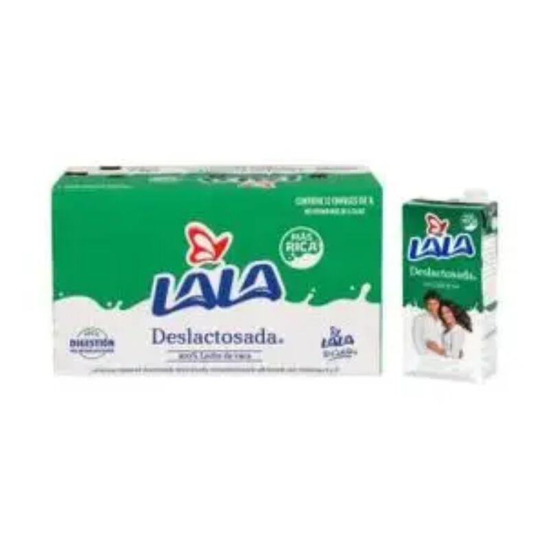 Lala Leche Deslactosada, 12 Piezas De 1lt image number null