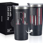 Vaso T&eacute;rmico Onebttl 568 ml De Acero Inoxidable Con Bandera De Ee. uu.