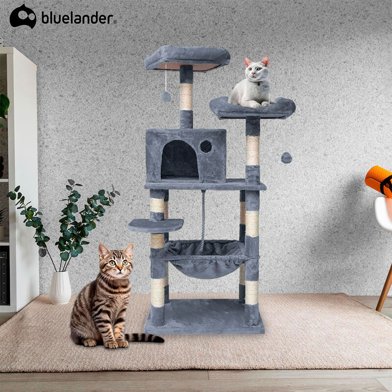 Torre para Gatos de 1.5 m con Multiples Niveles... image number null