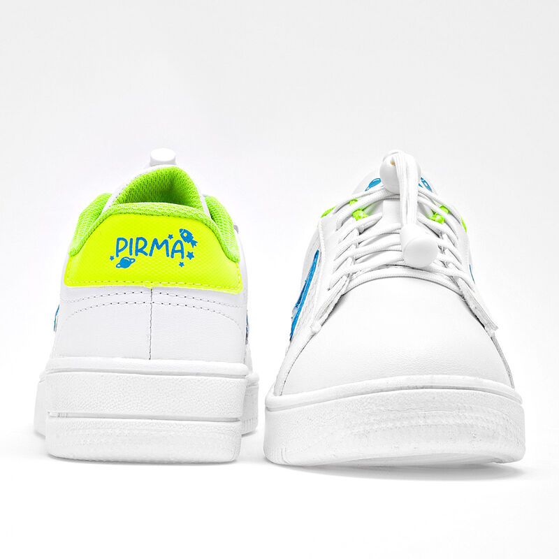 Pirma Tenis urbano para ni&ntilde;o. Blanco verde image number null
