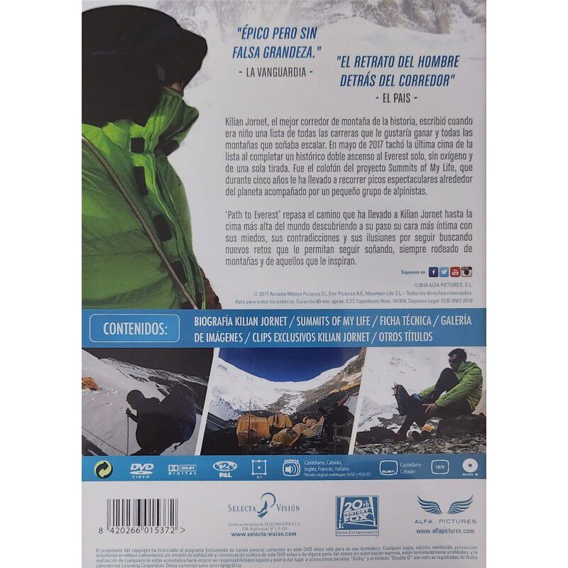 Kilian Jornet: Camino Al Everest [dvd] image number null