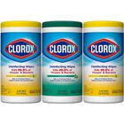 Clorox. Toallitas desinfectantes (paquete de 3)
