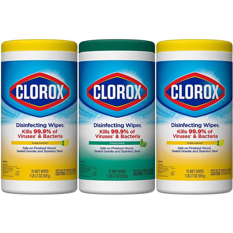 Clorox. Toallitas desinfectantes (paquete de 3) image number null