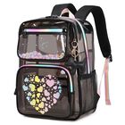 Mochila Transparente Moonbaby Lovely Para Ni&ntilde;as En Edad Escolar