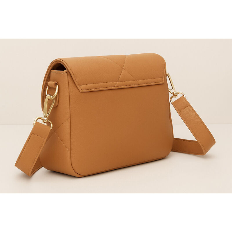 Bandolera Marr&oacute;n Cuero PU image number null