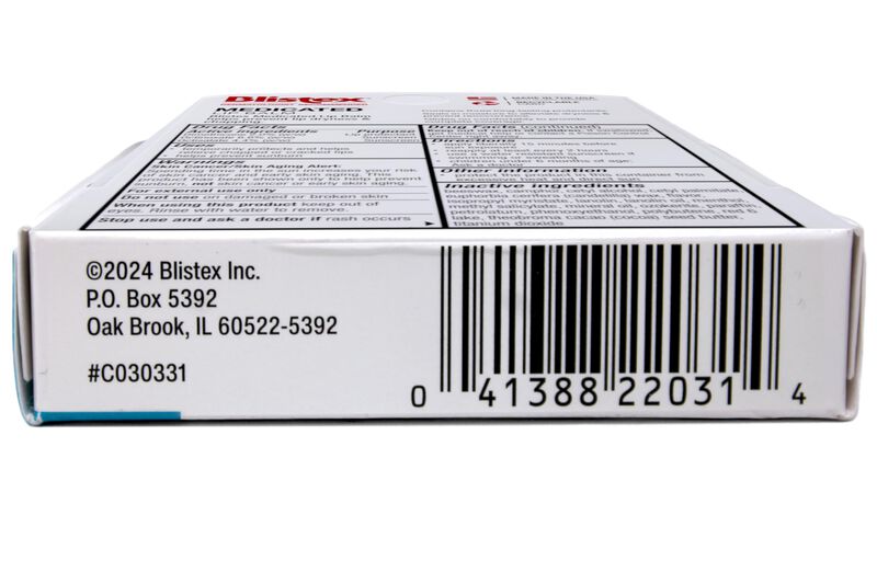 B&aacute;lsamo Labial Blistex Medicated Mint Spf 15 4,... image number null