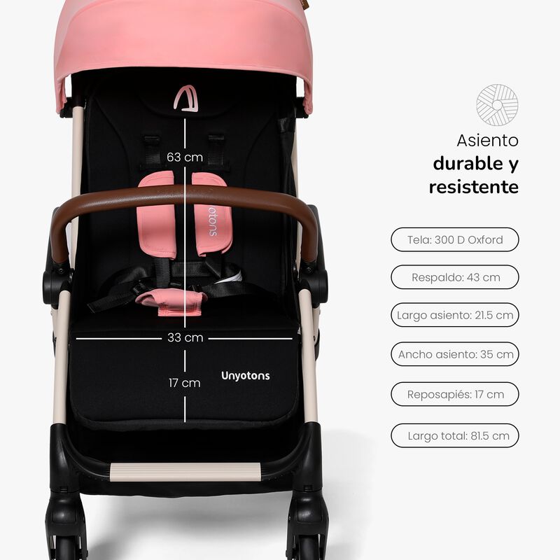 Carriola Ultra Compacta De Viaje Unyotons K5 Be... image number null