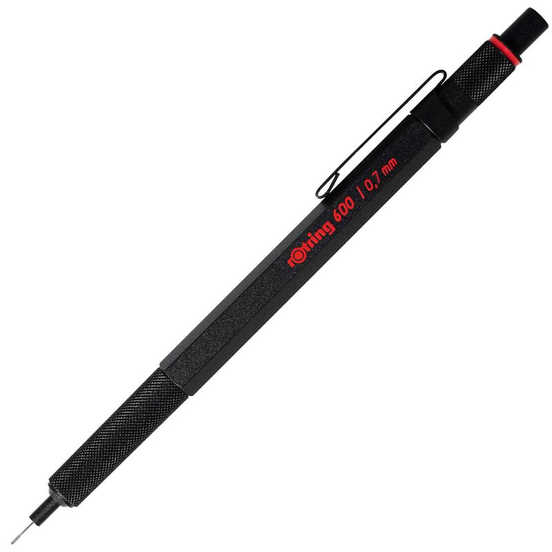 L&aacute;piz Mec&aacute;nico Rotring Serie 600 De 0,7 Mm Negr... image number null