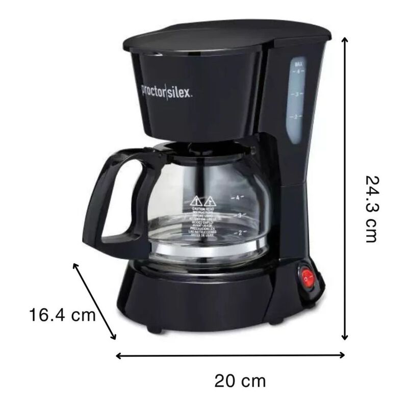 Cafetera Proctor Silex Compacta 4 Tazas Funci&oacute;n... image number null
