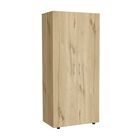 Closet Derek Caf&eacute; Claro y Blanco Virtual Muebles