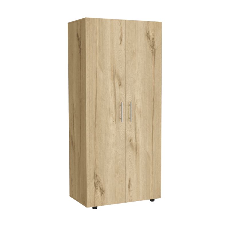 Closet Derek Caf&eacute; Claro y Blanco Virtual Mueble... image number null