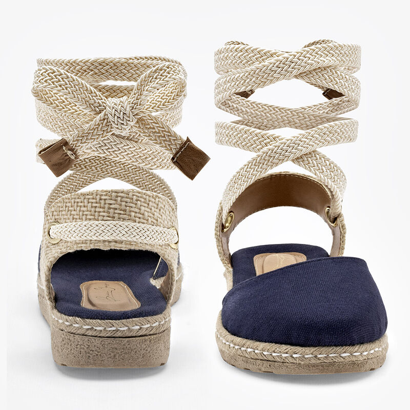 Been Class Zapatos para mujer marino beige BAJA image number null