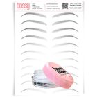 Tatuajes Temporales De Cejas Brows By Bossy &ndash; Gris Chic, Impermeable Y Acabado Mate