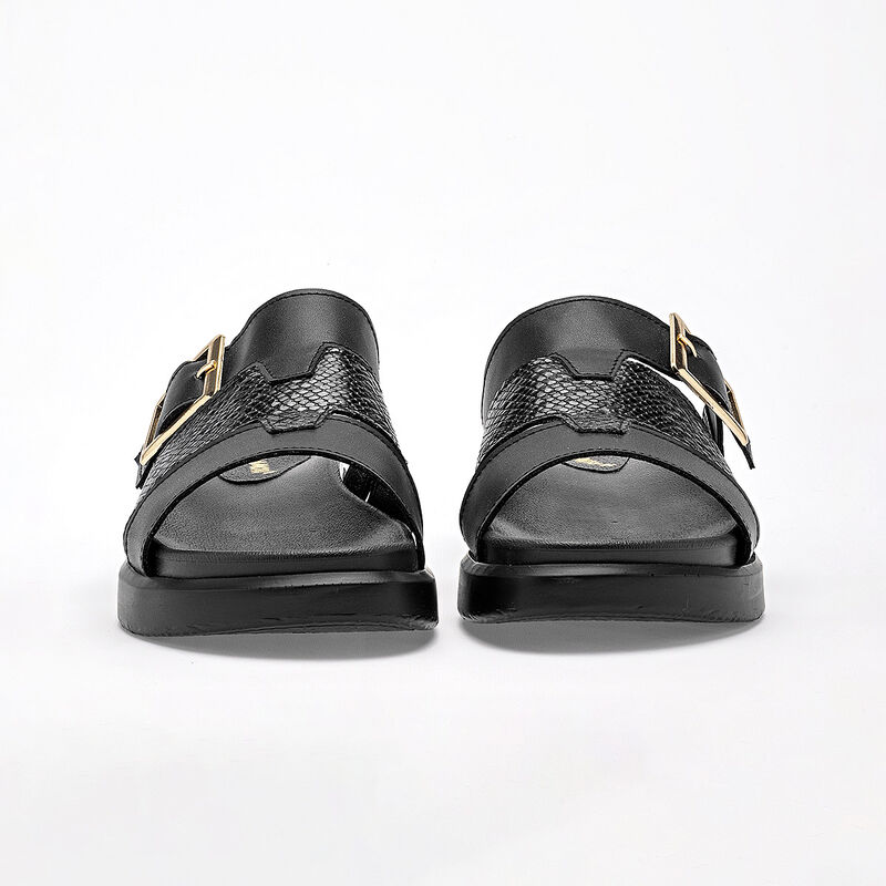 Moramora sandalia piso para mujer negro cod 140... image number null