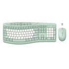 Combo Teclado Y Rat&oacute;n Inal&aacute;mbrico Ergon&oacute;mico Y Silencioso Faadar