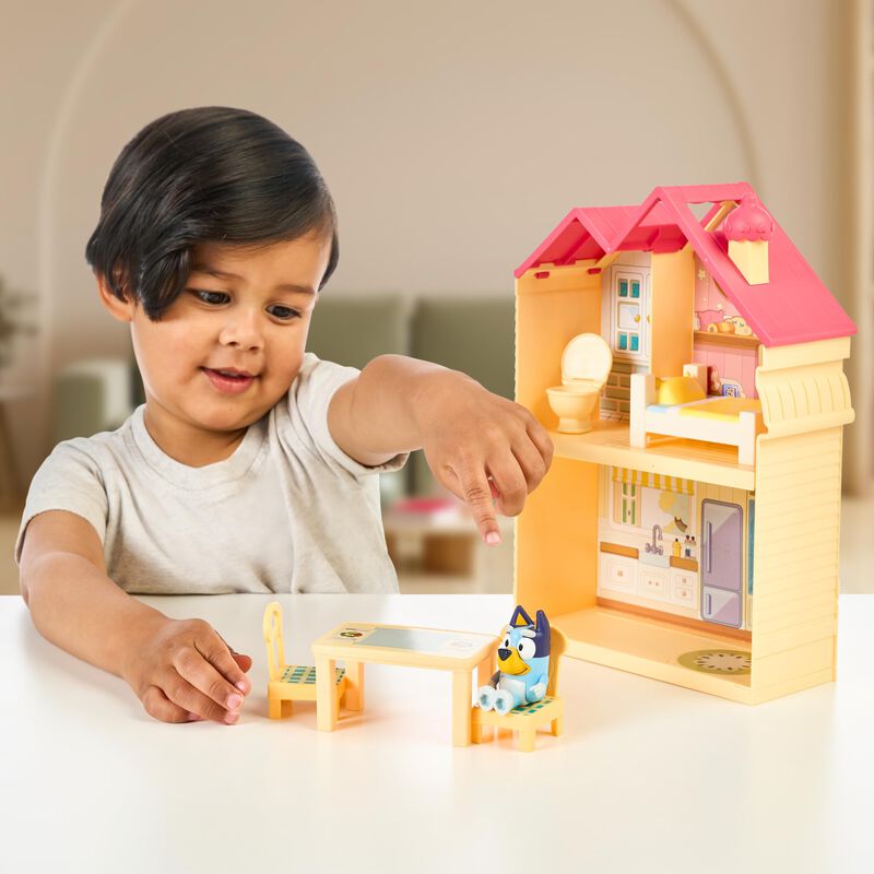 Minicasa Playset Bluey Con Figura Y 5 Piezas De... image number null
