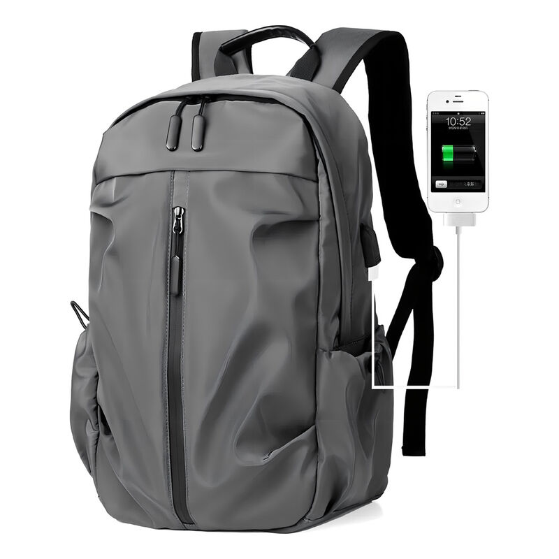 Mochila Escolar Gris Amplia image number null