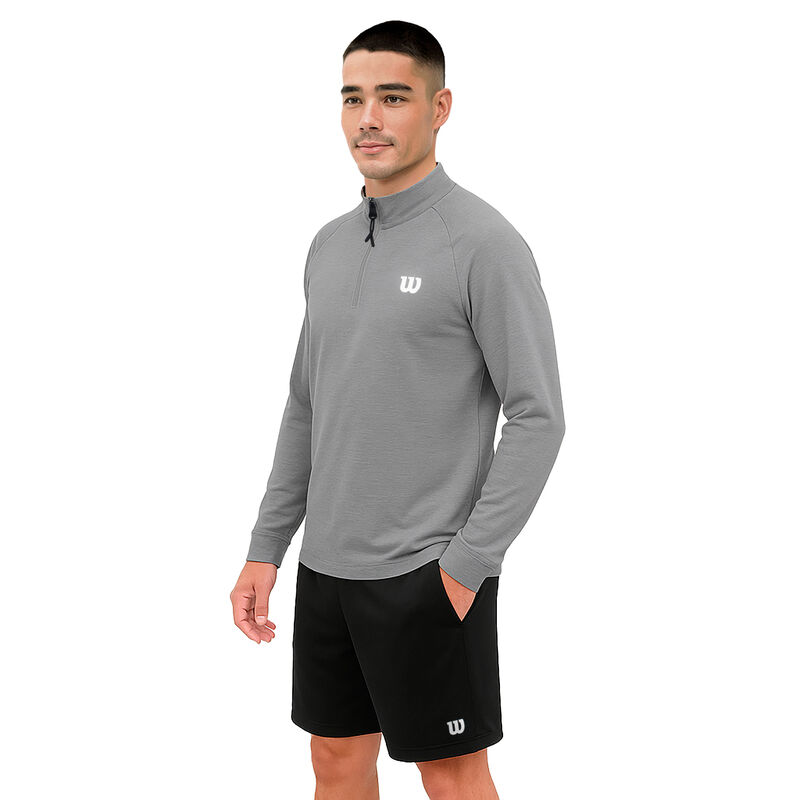 Sudadera Wilson Long Sleeve Medio Cierre Hombre... image number null