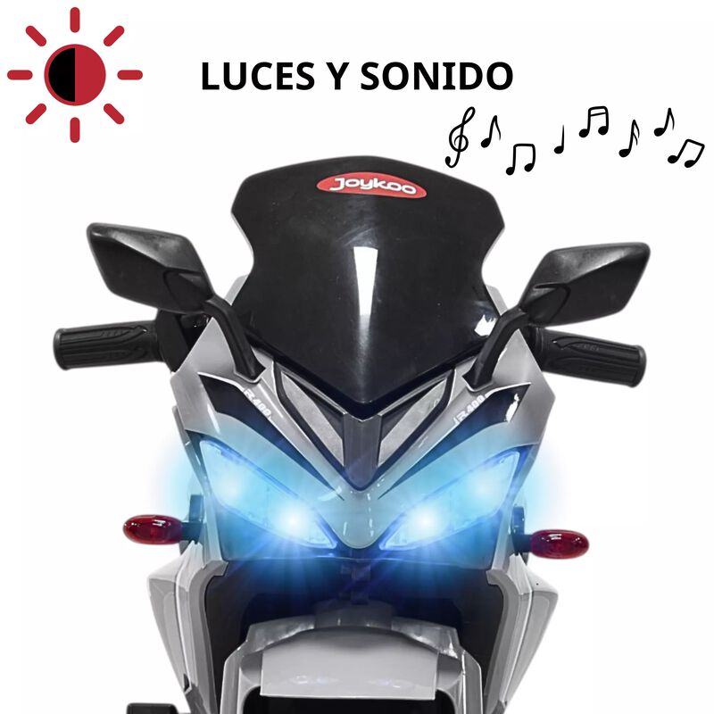 Moto Montable El&eacute;ctrica Deportiva 2 Ruedas Para... image number null