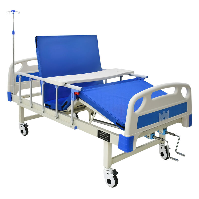 Cama Hospitalaria Manual Incluye Colchón Y Port... image number null