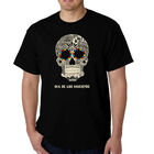 Camiseta Word Art Para Hombre - D&iacute;a de Muertos - Negro