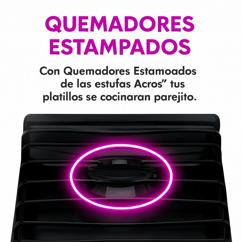 Estufa Al Piso Gas Acros NAW1001B Negro image number null