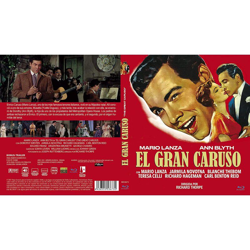 El Gran Caruso Bd 1951the Great Caruso [blu-ray... image number null